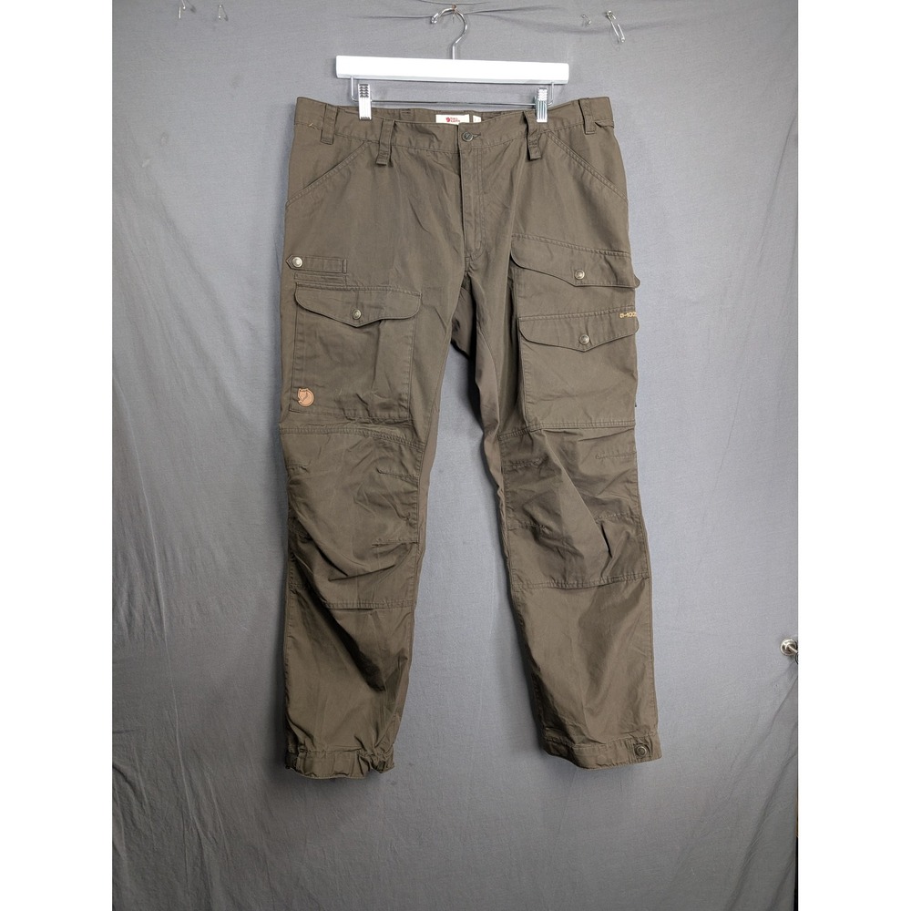 Fjallraven Vidda Pro Ventilated Trs M Mens Trousers Dark Olive 87178 EU 56 US 40